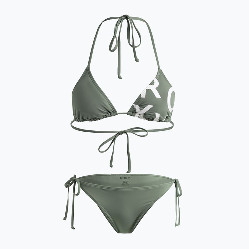 Dámske dvojdielne plavky ROXY Beach Classics Tie Side agave green