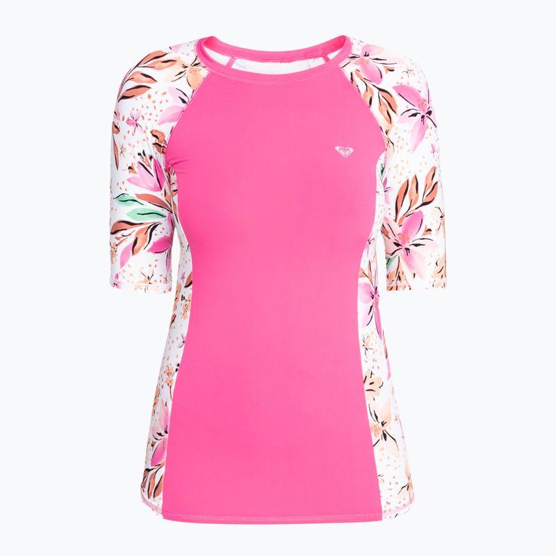 Dámske tričko na plávanie  ROXY Lycra Printed white happy tropical swim 5