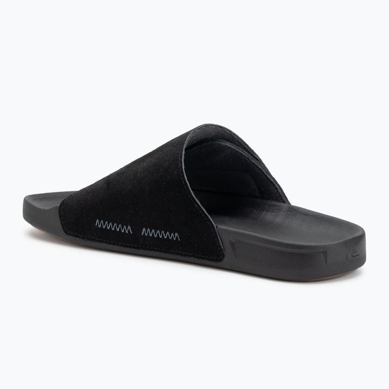 Pánske šľapky Quiksilver Rivi Suede black 1 3