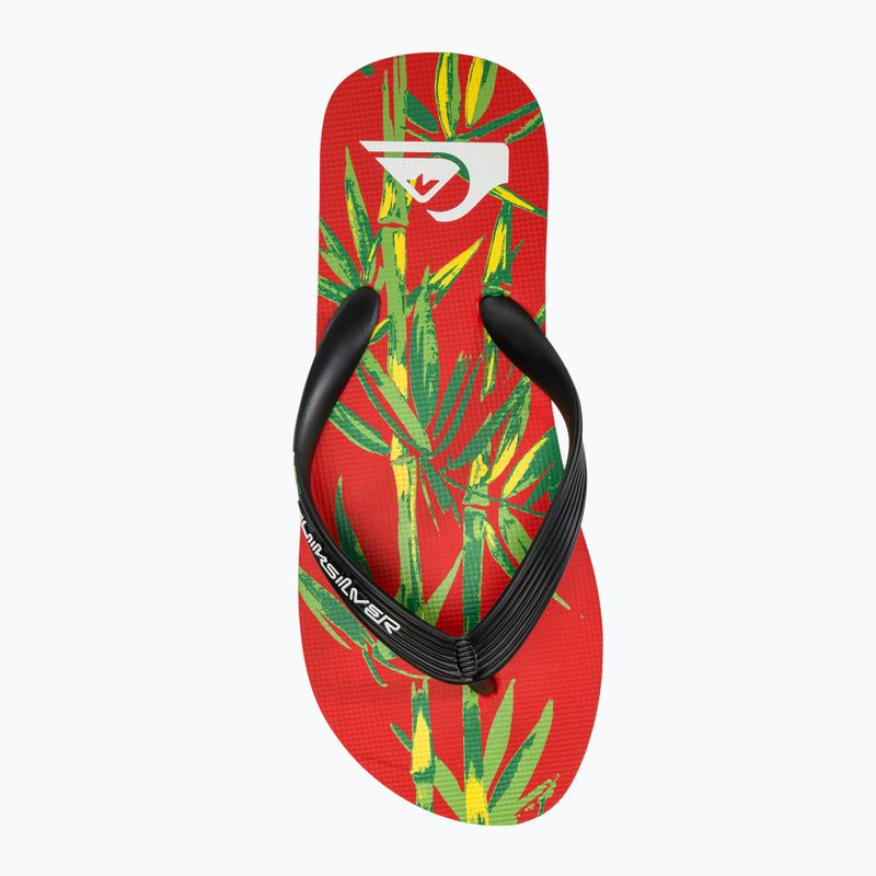 Pánske žabky Quiksilver Molokai Art II black/red/black 5