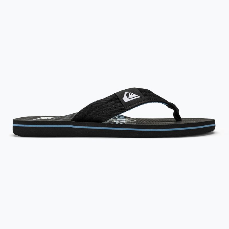 Pánske žabky Quiksilver Molokai Layback II black3 2