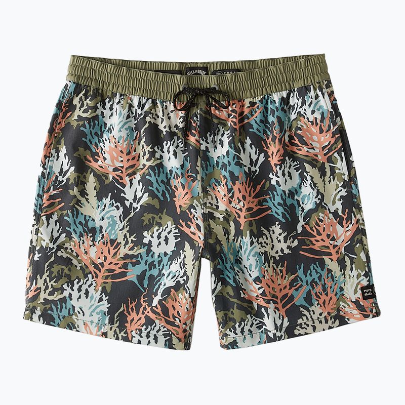 Pánske plavecké šortky Billabong Coral Garden Layback multicolor
