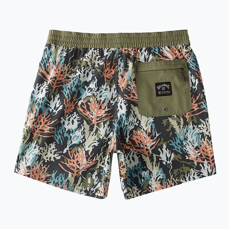 Pánske plavecké šortky Billabong Coral Garden Layback multicolor 2