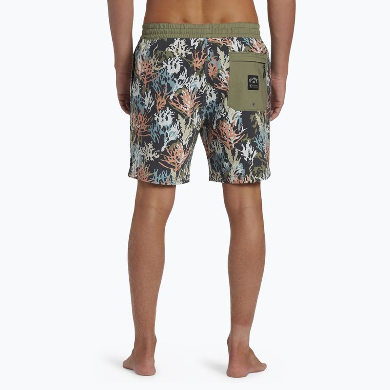 Pánske plavecké šortky Billabong Coral Garden Layback multicolor 4