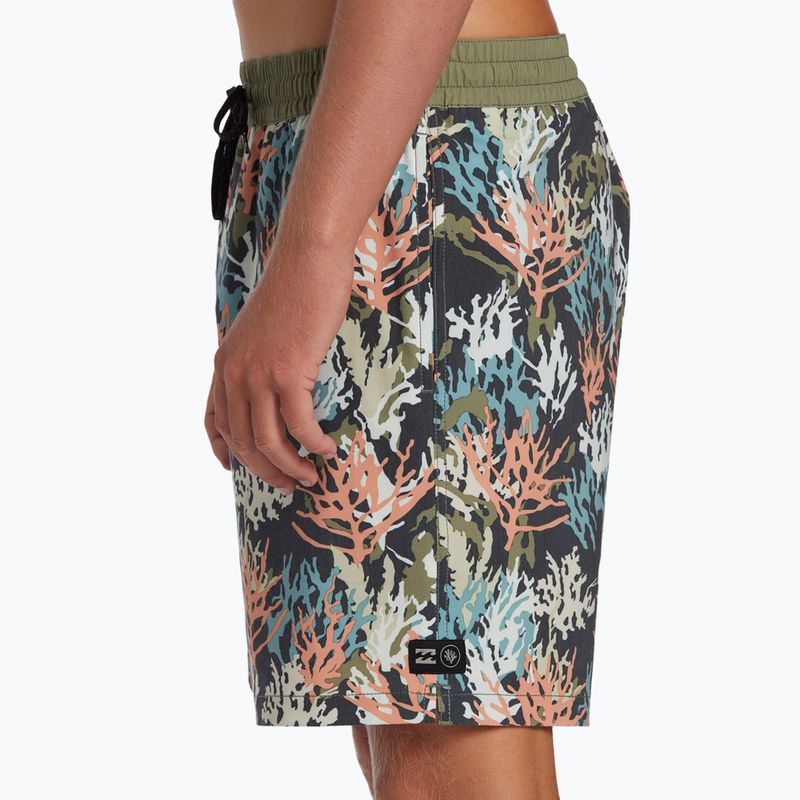 Pánske plavecké šortky Billabong Coral Garden Layback multicolor 5