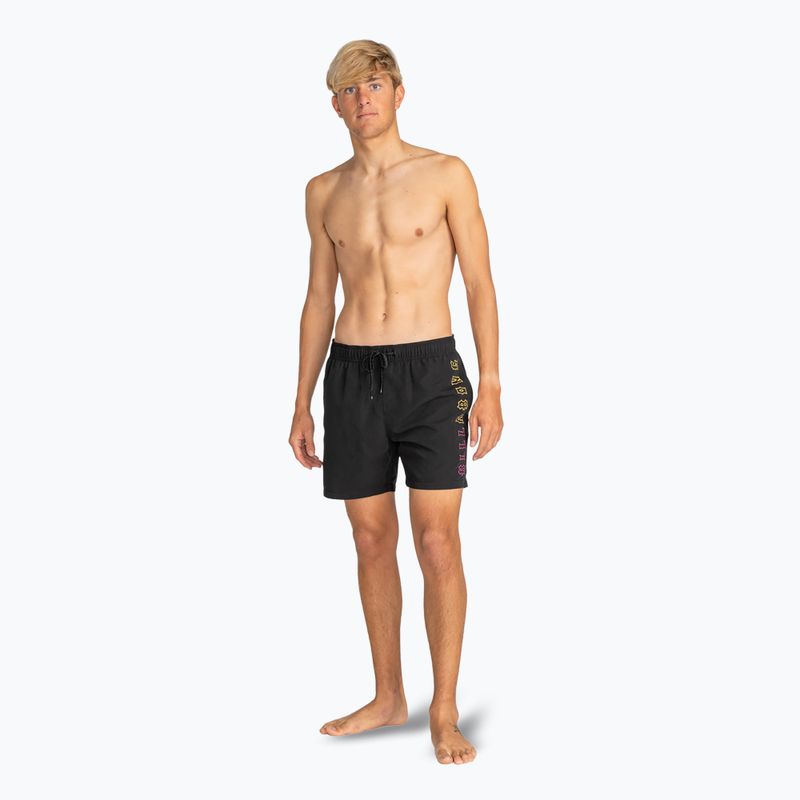 Pánske plavecké šortky Billabong All Day Heritage Layback 16" black 4