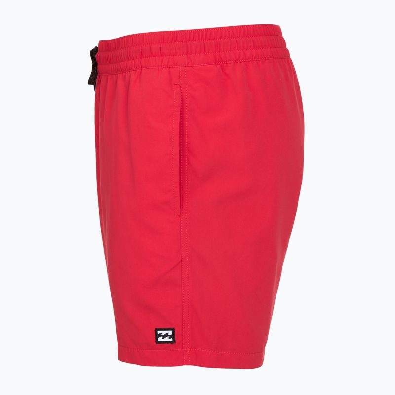 Pánske plavecké šortky Billabong All Day Layback red hot 3