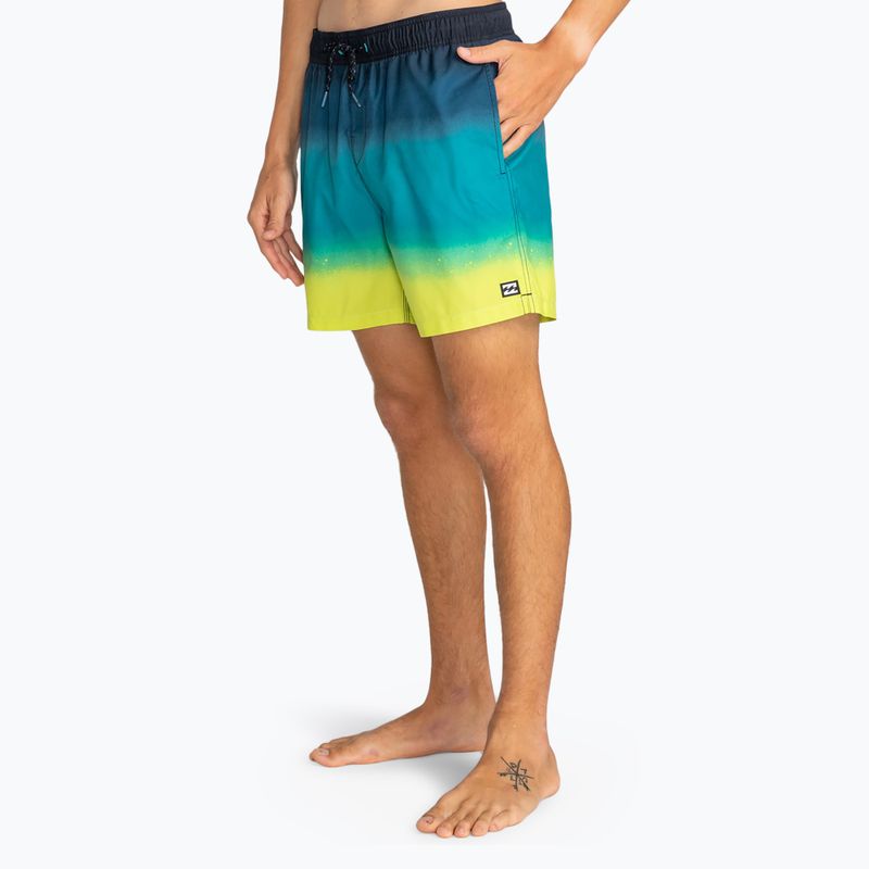 Pánske plavkové šortky Billabong All Day Fade Layback black 4