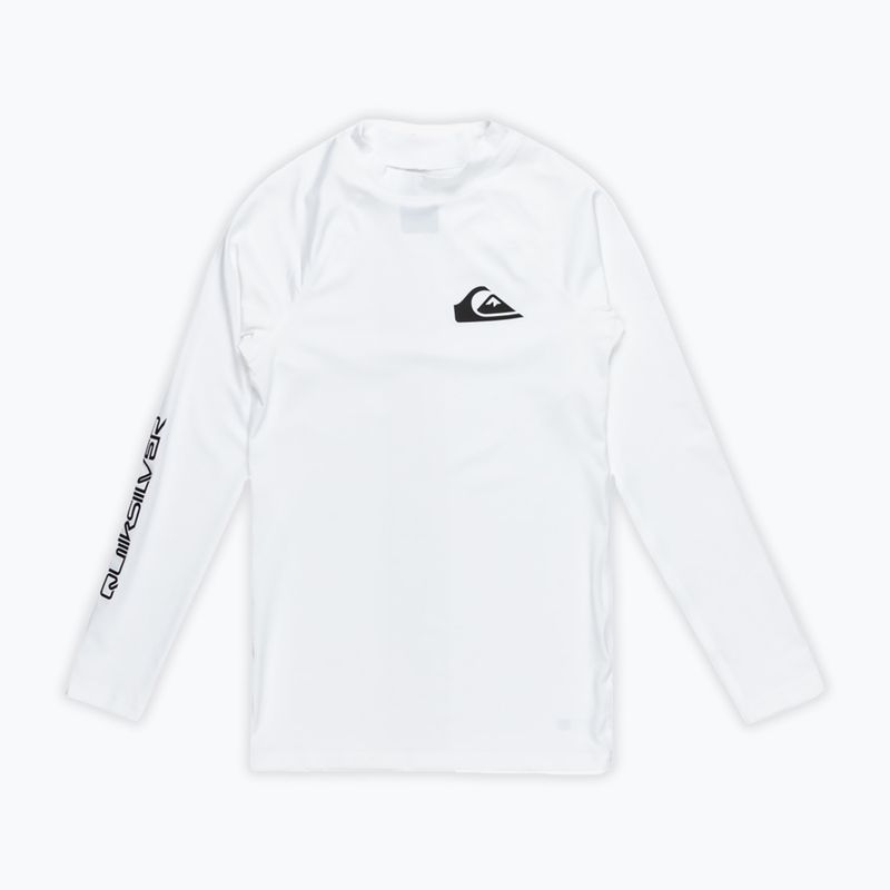 Longsleeve detský Quiksilver Everyday UPF50 white