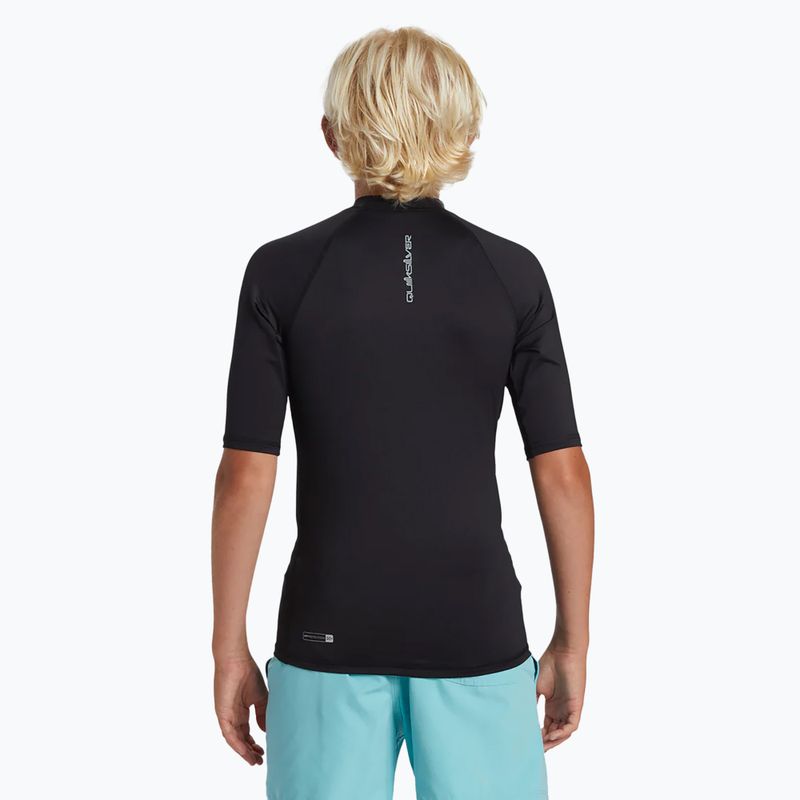 Detské tričko na plávanie Quiksilver Everyday UPF50 black 2