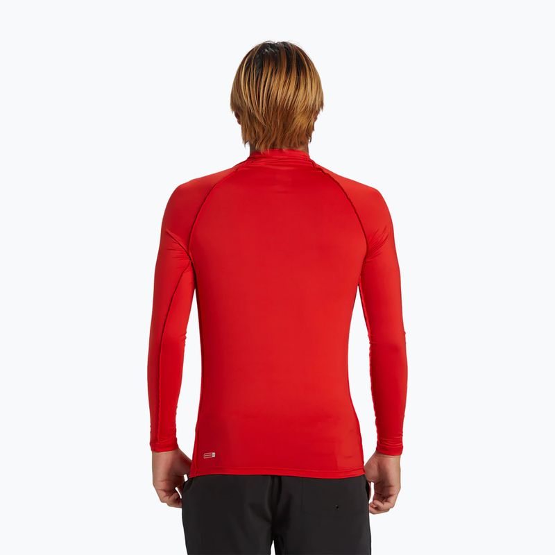 Longsleeve pánsky na plávanie Quiksilver Saturn UPF50 high risk red 3