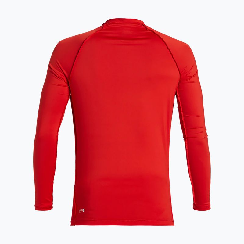 Longsleeve pánsky na plávanie Quiksilver Saturn UPF50 high risk red 6