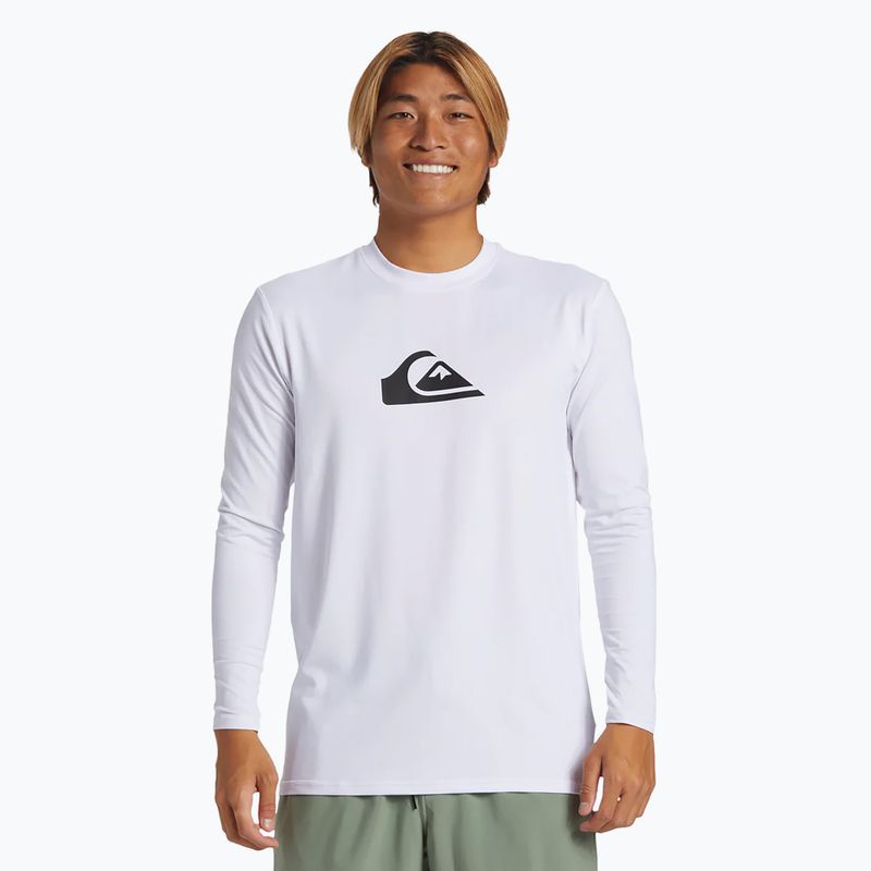 Pánsky longsleeve na plávanie Quiksilver Everyday Surf Tee white