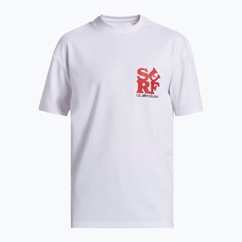 Detské tričko na plávanie Quiksilver Everyday Surf Tee white/black 6