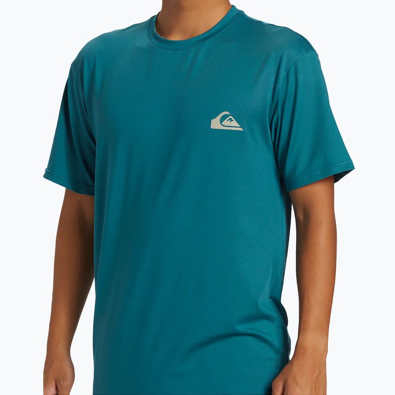 Pánske tričko na plávanieQuiksilver Everyday Surf Tee colonial blue 4