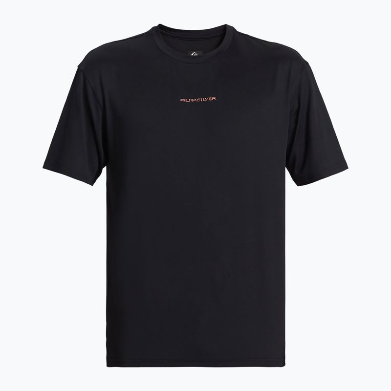 Pánske tričko na plávanieQuiksilver Everyday Surf Tee black/white 4