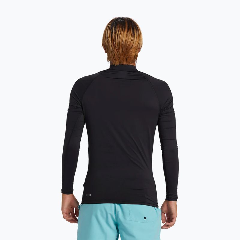 Pánske tričko na plávanie Quiksilver Everyday UPF50 black 2