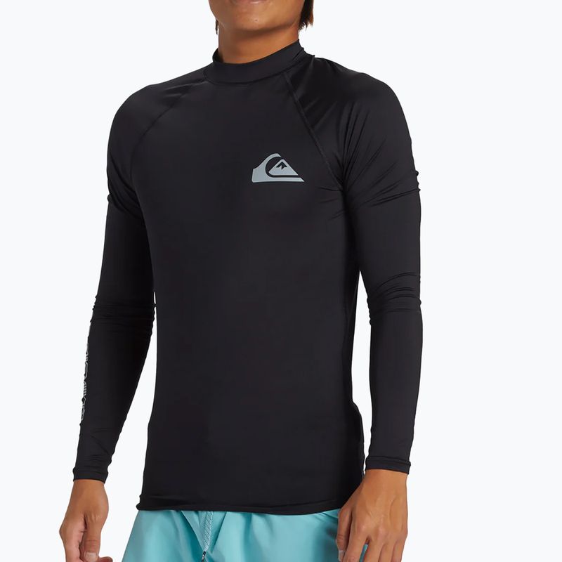 Pánske tričko na plávanie Quiksilver Everyday UPF50 black 4