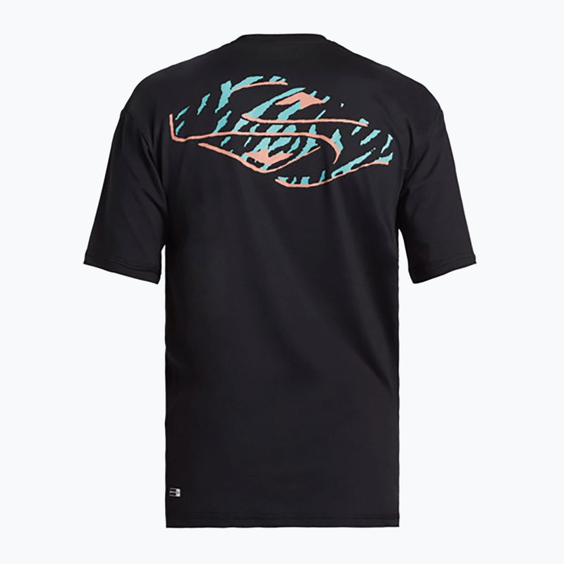 Detské tričko na plávanie Quiksilver Everyday Surf Tee black/white 6