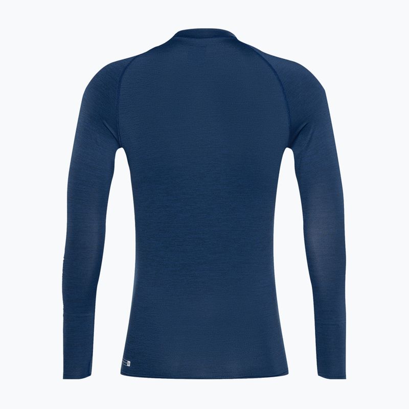 Pánske tričko na plávanie Quiksilver Everyday UPF50 monaco blue heather 2