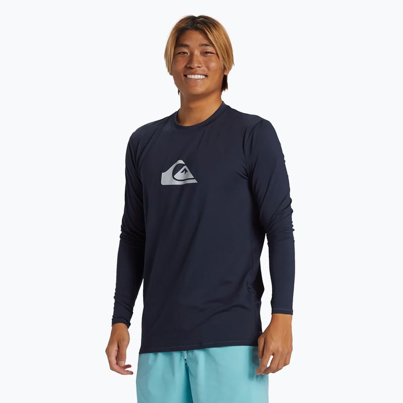 Pánsky longsleeve na plávanie Quiksilver Everyday Surf Tee dark navy 2