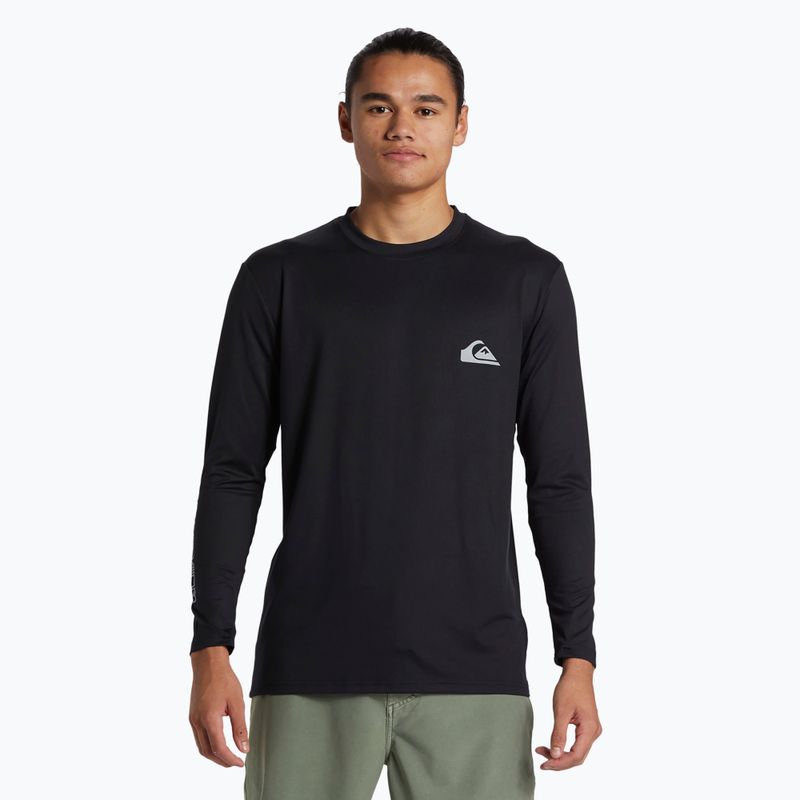 Pánsky longsleeve na plávanie Quiksilver Everyday Surf Tee black