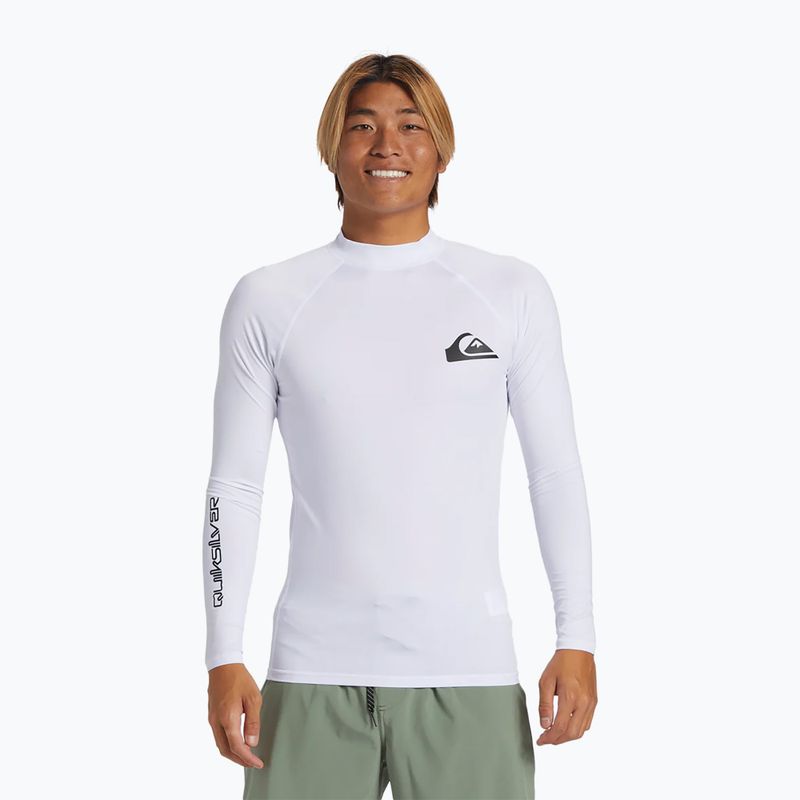 Pánske tričko na plávanie Quiksilver Everyday UPF50 white