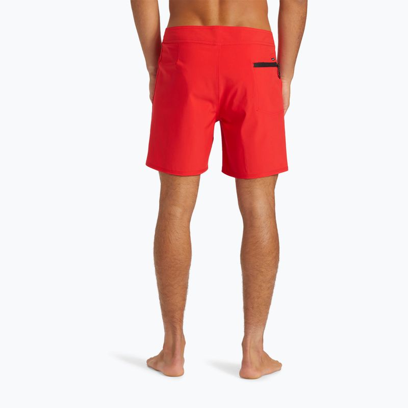 Pánske plavecké šortky Quiksilver Surfsilk Kaimana 16 high risk red 5