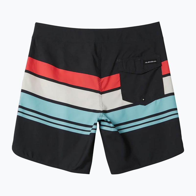 Pánske plavecké šortky Quiksilver Everyday Stripe 19 black 2