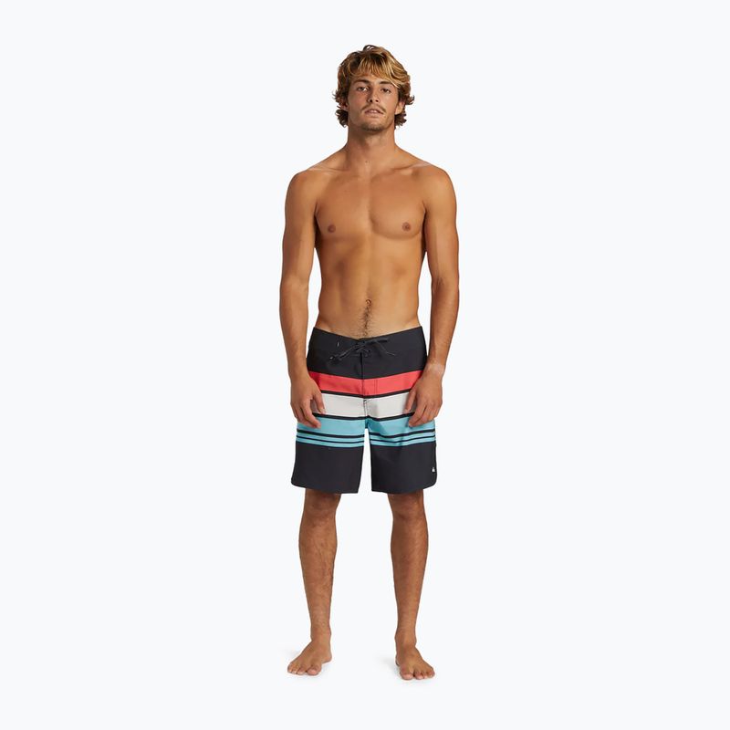 Pánske plavecké šortky Quiksilver Everyday Stripe 19 black 4