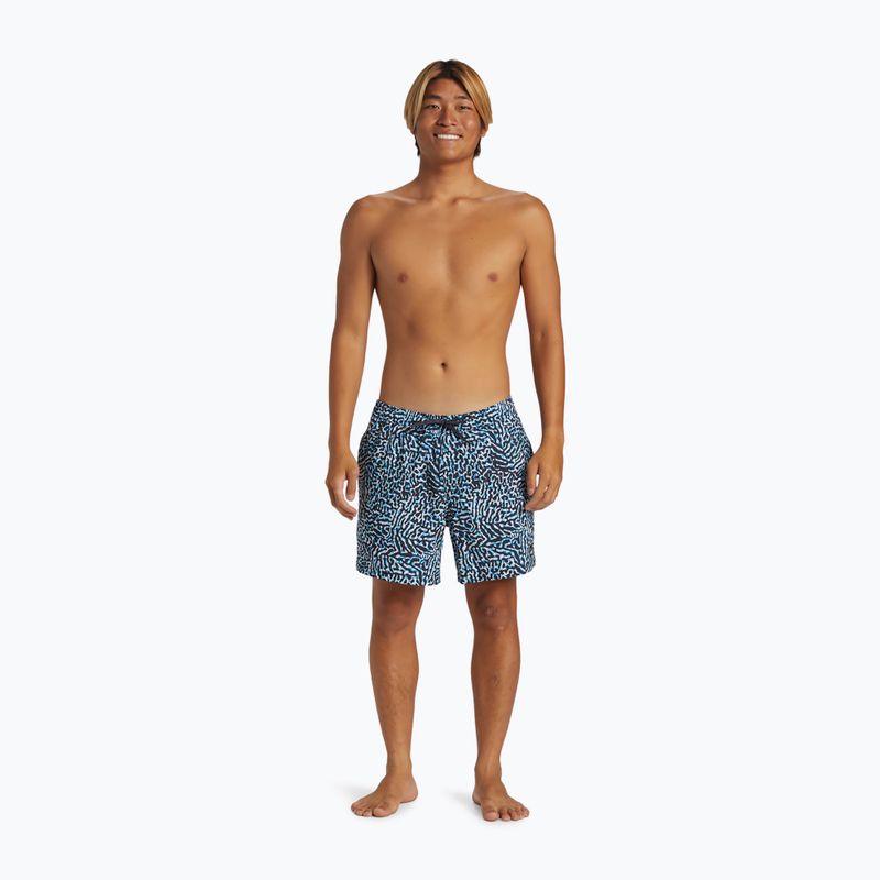 Pánske plavecké šortky Quiksilver Surfsilk Mix Volley 16 swedish blue 2