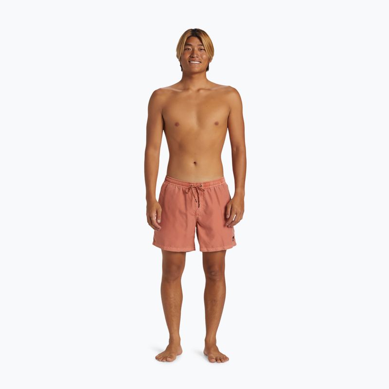 Pánske plavecké šortky Quiksilver Everyday Surfwash Volley 15 canyon clay 4