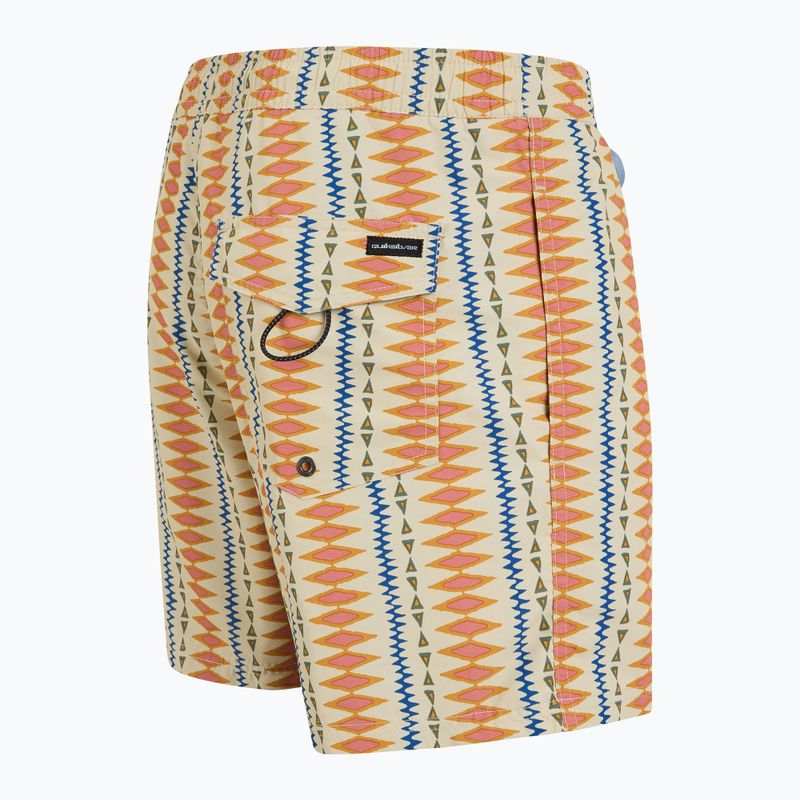 Pánske plavecké šortky Quiksilver Remade Mix Volley 16 oyster white 3