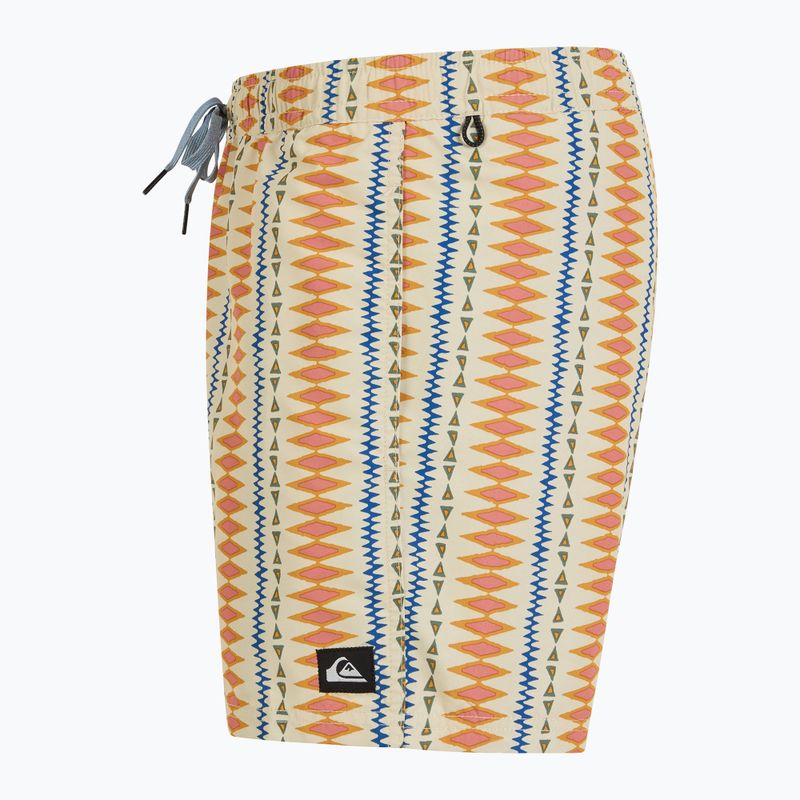 Pánske plavecké šortky Quiksilver Remade Mix Volley 16 oyster white 4