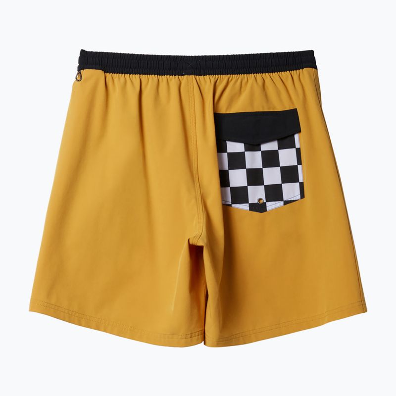 Pánske plavecké šortky Quiksilver Original Straight 17 mustard 2