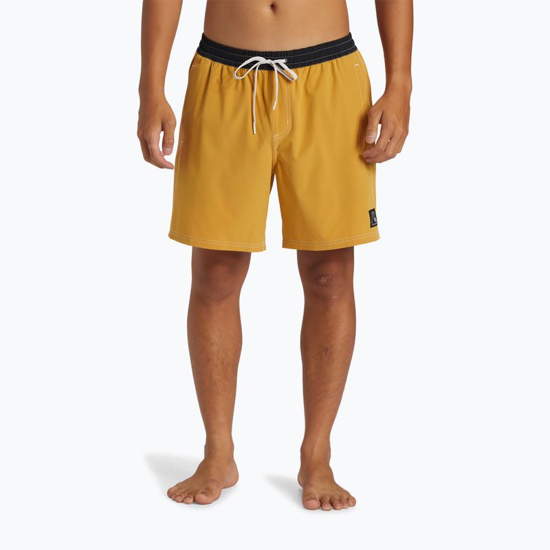 Pánske plavecké šortky Quiksilver Original Straight 17 mustard 3