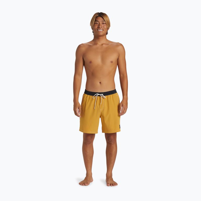 Pánske plavecké šortky Quiksilver Original Straight 17 mustard 4