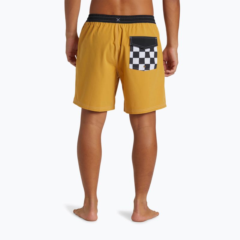 Pánske plavecké šortky Quiksilver Original Straight 17 mustard 5