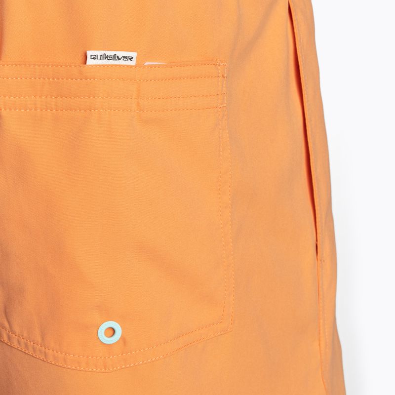 Pánske plavecké šortky Quiksilver Behind Waves tangerine 4