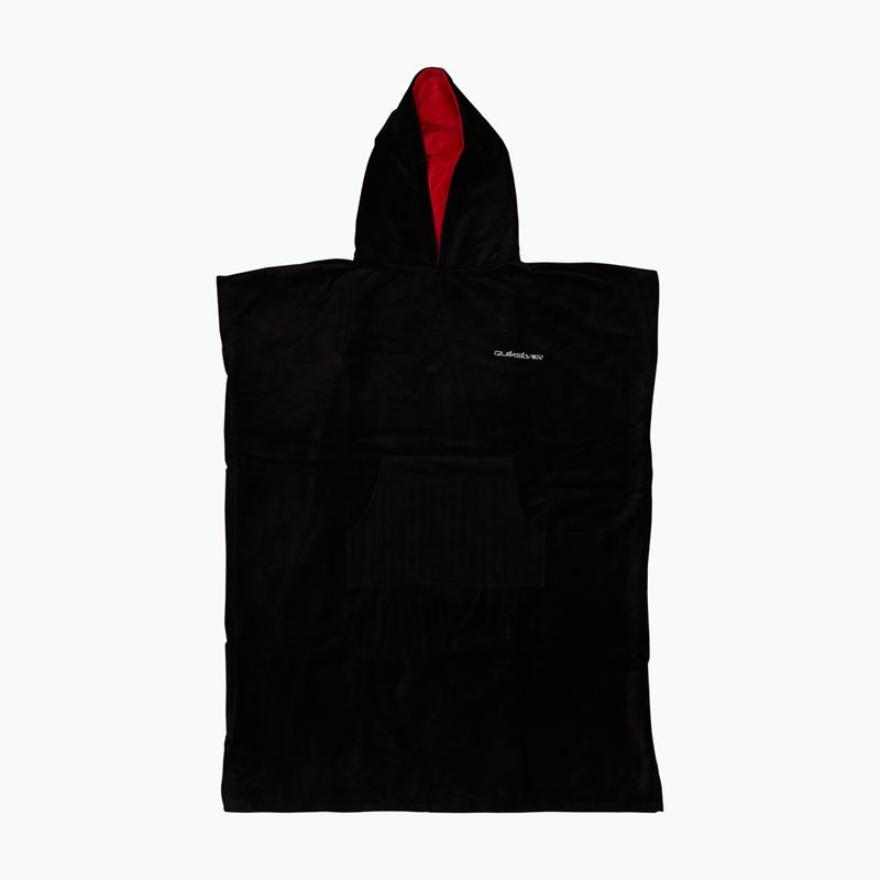 Pánske pončo Quiksilver Hoody Towel black/jet black 