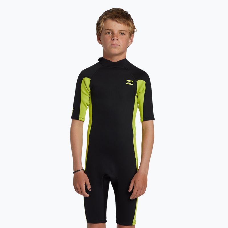 Detský neoprén Billabong 2 mm Foil BZ FL fluro lime