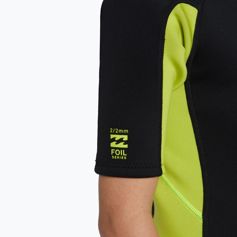 Detský neoprén Billabong 2 mm Foil BZ FL fluro lime 7