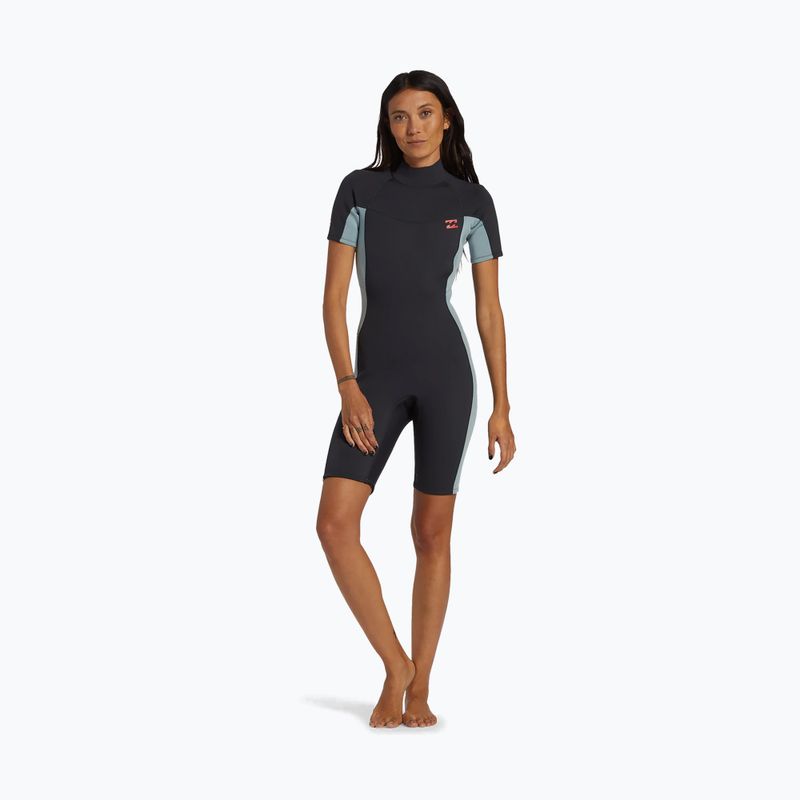 Dámsky plavecký neoprén Billabong 2/2 mm Foil Spring washed black 2