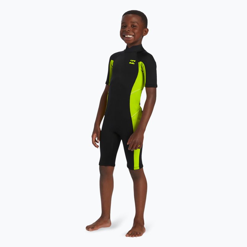 Neoprén detský Billabong 2 mm Foil BZ FL fluro lime 2