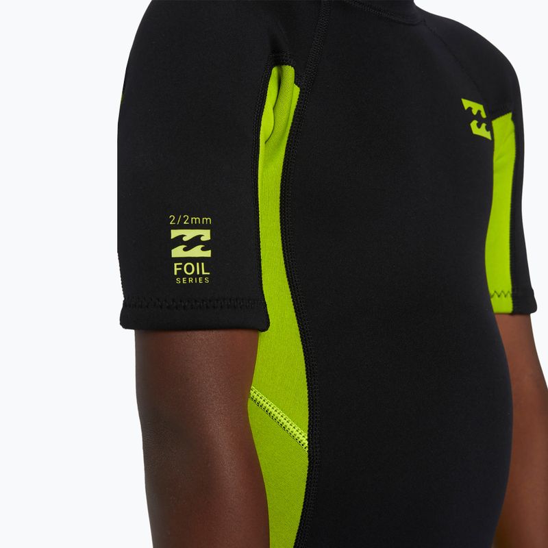 Neoprén detský Billabong 2 mm Foil BZ FL fluro lime 6