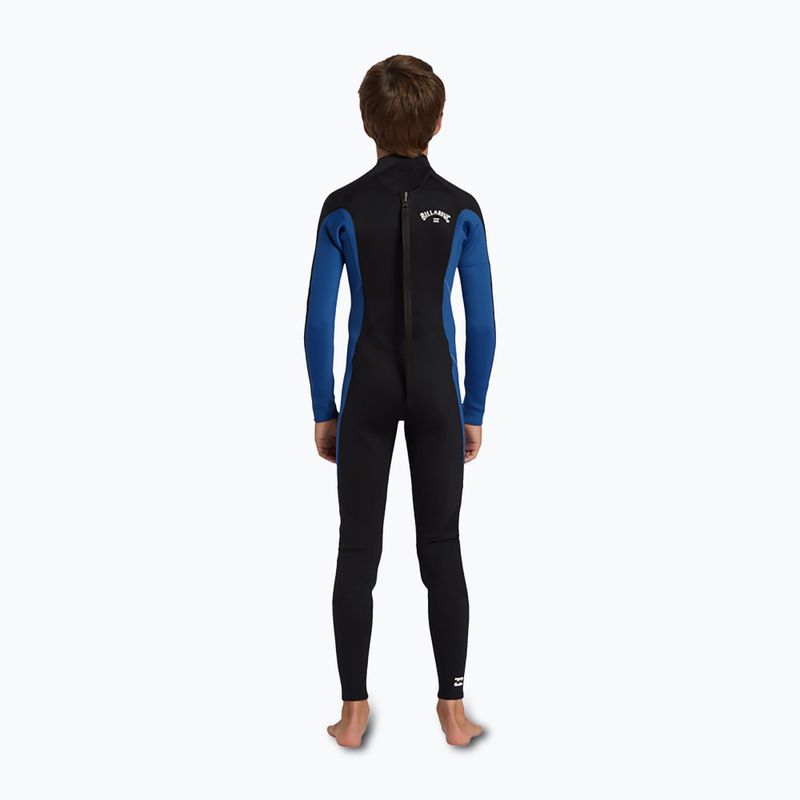 Detský neoprén Billabong 4/3 mm Foil Back Zip GBS mid blue 2