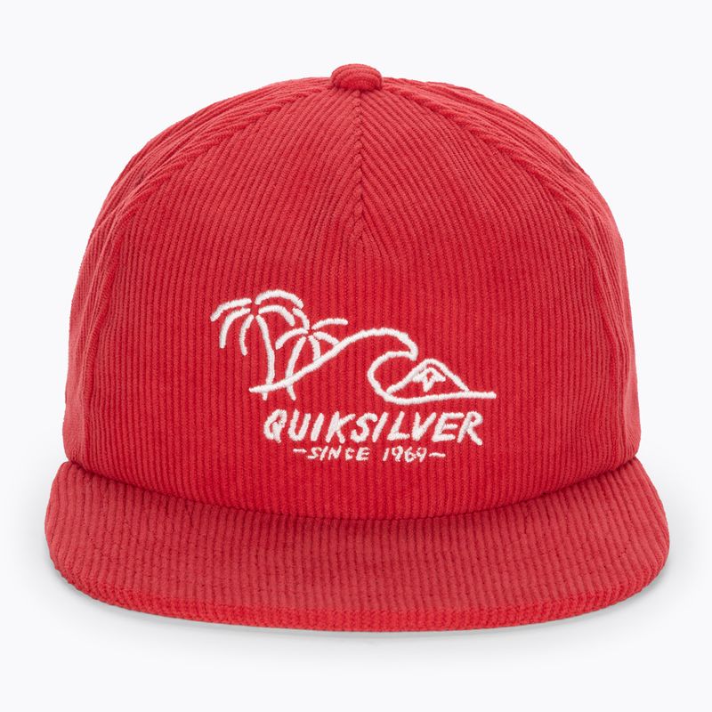 Pánska šiltovka Quiksilver Cord Stretcher high risk red 2