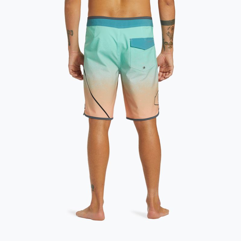 Pánske plavecké šortky Quiksilver Surfsilk New Wave 20 papaya punch 5