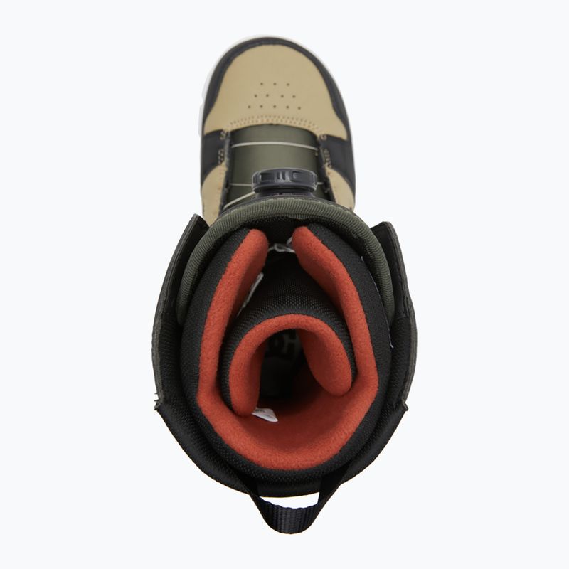 Pánske snowboardové topánky DC Phase Boa brown/black/white 9