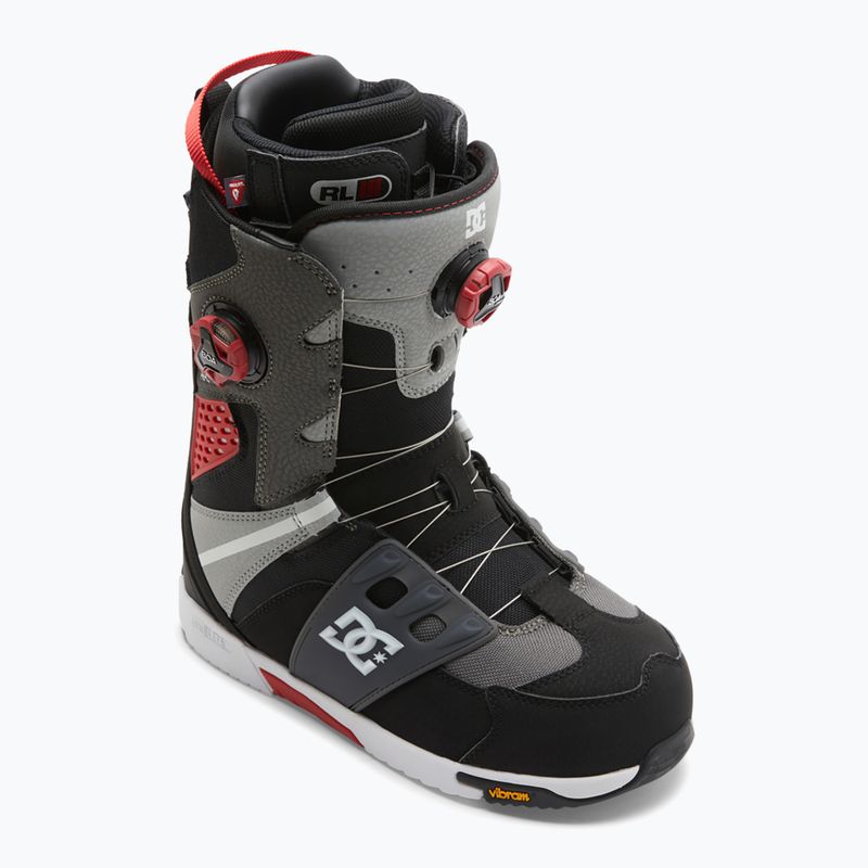 Pánske snowboardové topánky DC Phantom black/grey/red